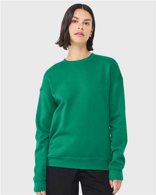 Unisex Sponge Fleece Drop Shoulder Crewneck Sweatshirt - L