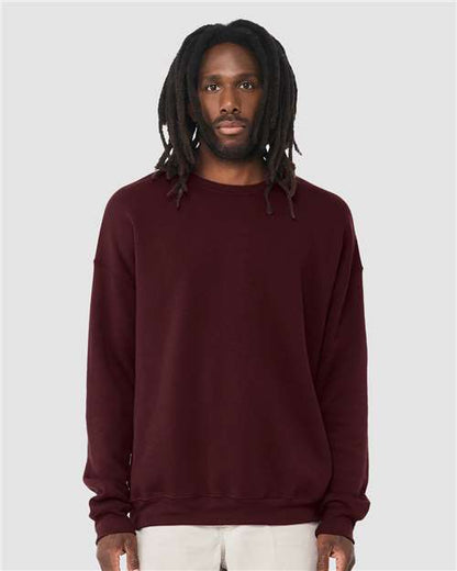 Unisex Sponge Fleece Drop Shoulder Crewneck Sweatshirt - XS