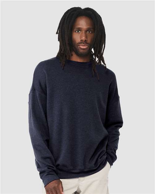 Unisex Sponge Fleece Drop Shoulder Crewneck Sweatshirt - L