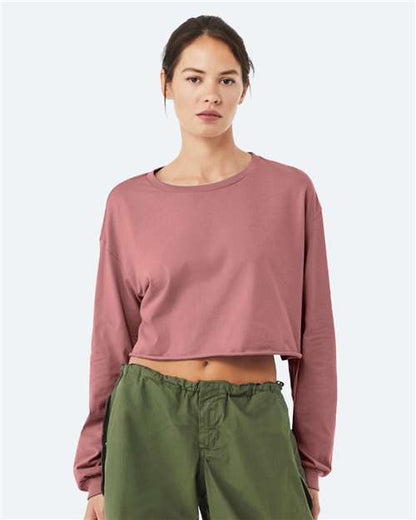 Women's FWD Fashion Crop Long Sleeve Tee
