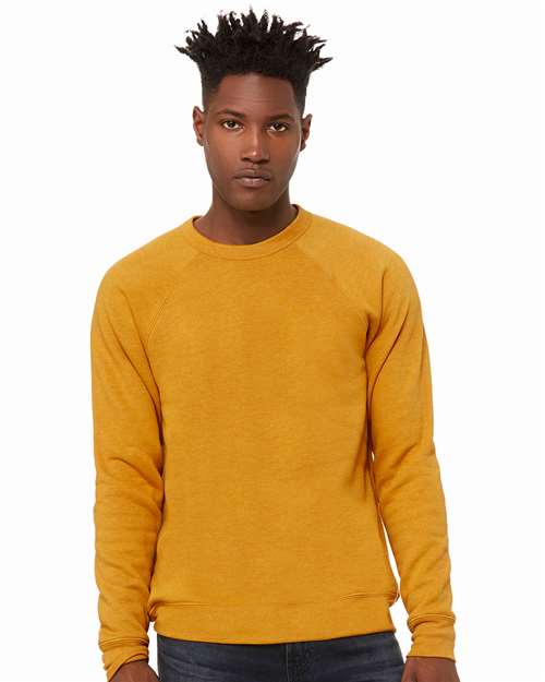 Unisex Sponge Fleece Raglan Crewneck Sweatshirt - L