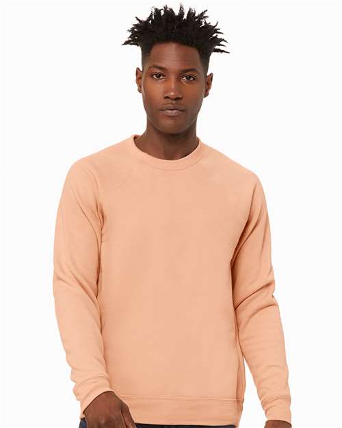 Unisex Sponge Fleece Raglan Crewneck Sweatshirt - L