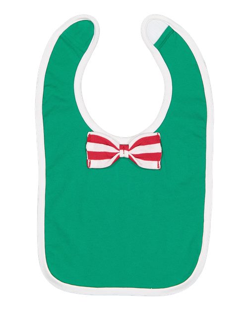 Infant Baby Rib Bow Tie Bib 1002