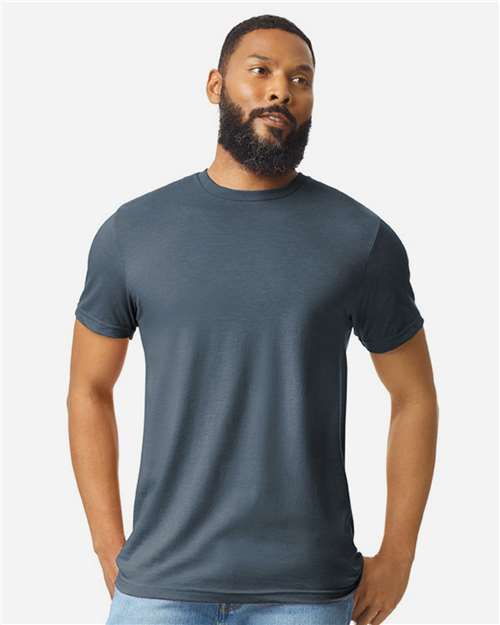 Men's SoftstyleÂ® CVC T-Shirt - L