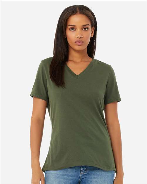 Womenâ€™s Relaxed Jersey V-Neck Tee