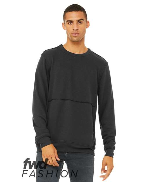 FWD Fashion Raw Seam Crewneck Sweatshirt 3743
