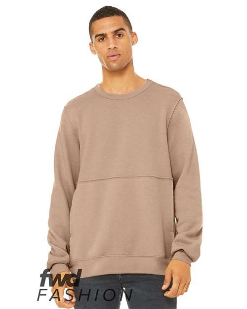 FWD Fashion Raw Seam Crewneck Sweatshirt 3743