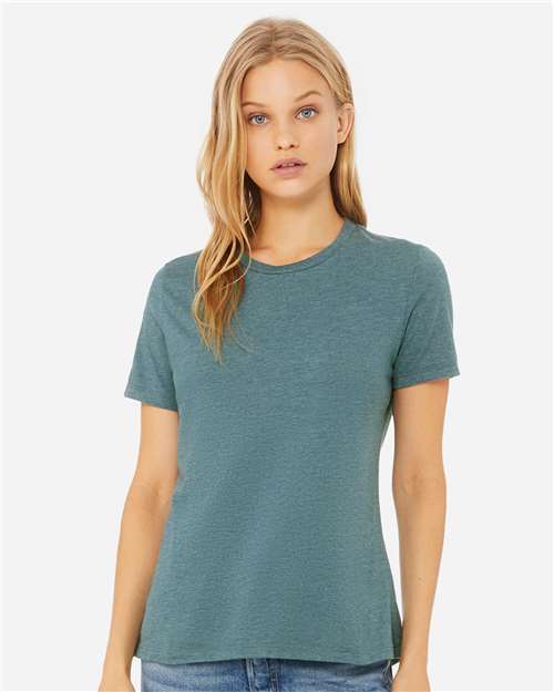 Womenâ€™s Relaxed Fit Heather CVC Tee - L