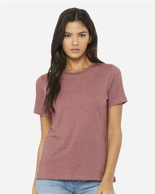 Womenâ€™s Relaxed Fit Heather CVC Tee - L