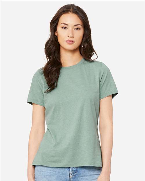 Womenâ€™s Relaxed Fit Heather CVC Tee - L