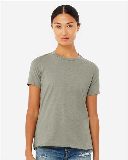 Womenâ€™s Relaxed Fit Heather CVC Tee - L