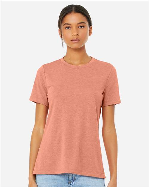 Womenâ€™s Relaxed Fit Heather CVC Tee - L