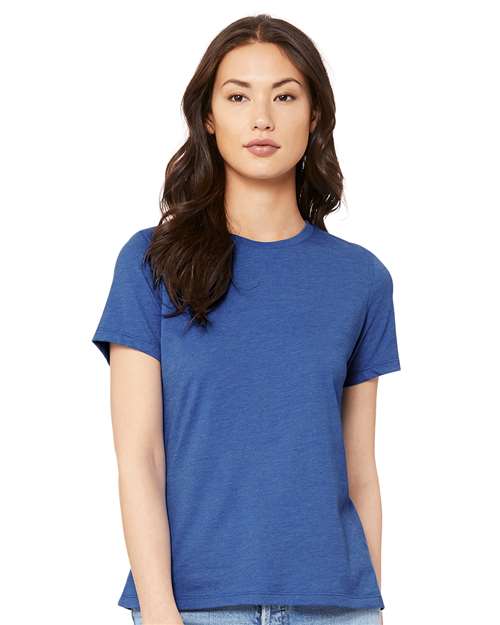 Womenâ€™s Relaxed Fit Heather CVC Tee - L
