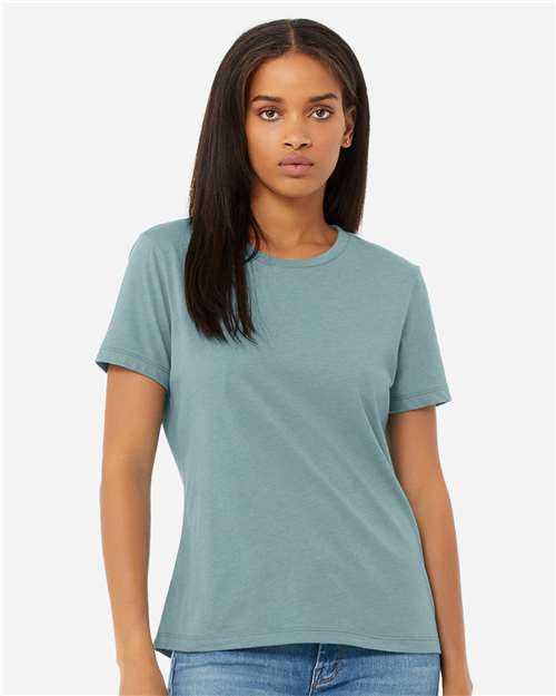 Womenâ€™s Relaxed Fit Heather CVC Tee - L