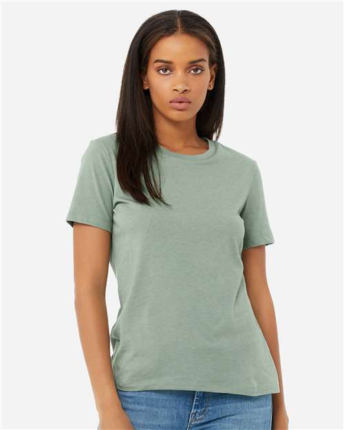 Womenâ€™s Relaxed Fit Heather CVC Tee - L