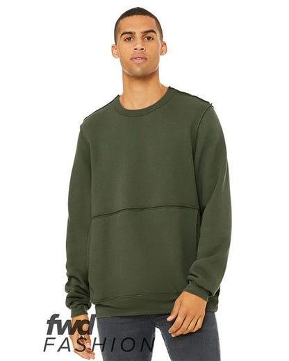 FWD Fashion Raw Seam Crewneck Sweatshirt 3743