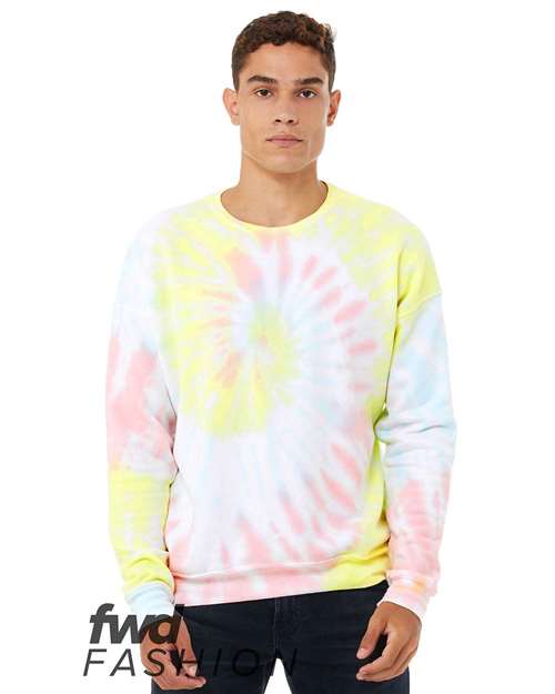 Unisex FWD Fashion Tie-Dyed Crewneck Sweatshirt 3945RD