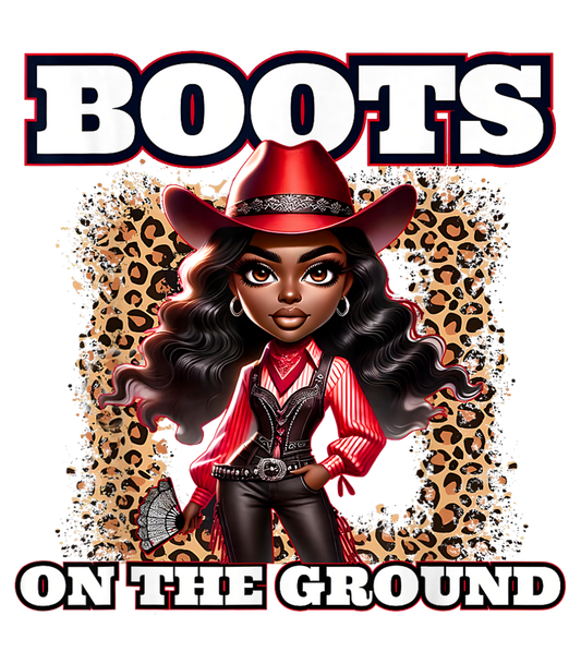 Boots On The Ground 8 DTF Print