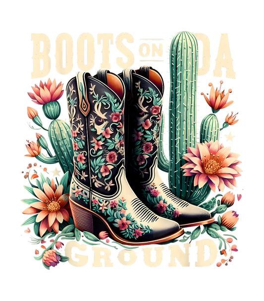 Boots On The Ground 9 DTF Print