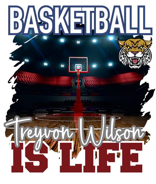 Basketball Is Life Custom Basketball Design