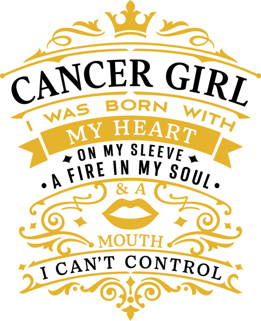 Cancer Girl DTF