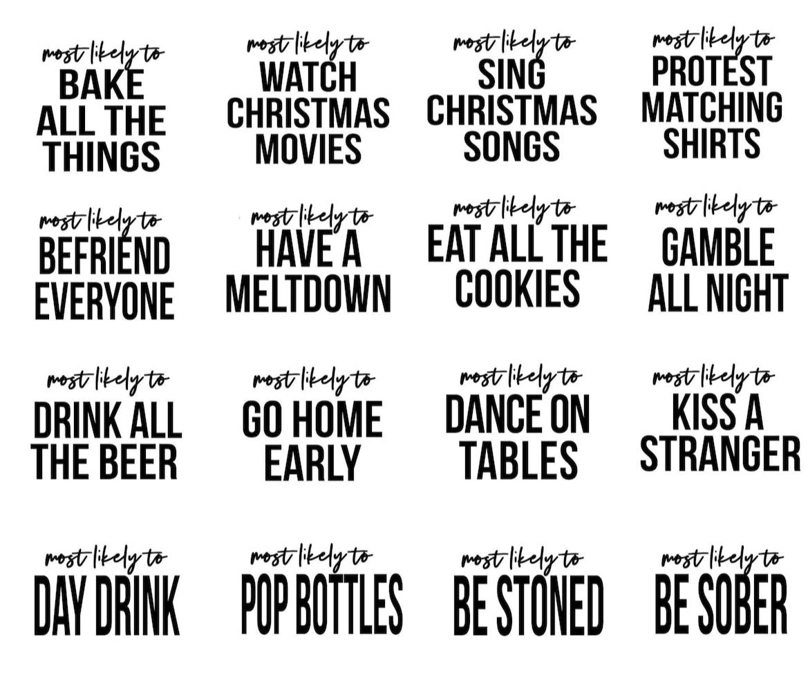 Most Likely To _____