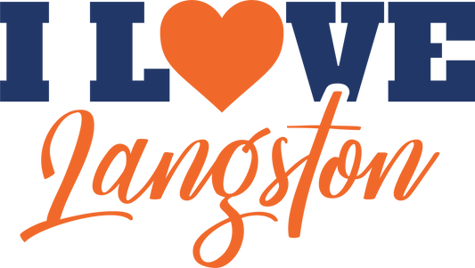 I Love Langston DTF Print