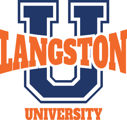 Langston University 3 DTF Print