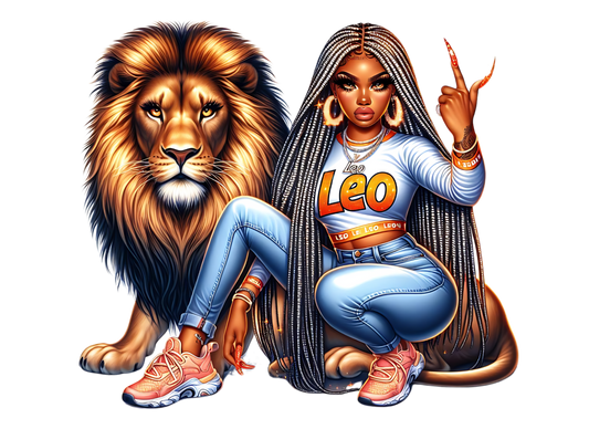 Leo Lion DTF