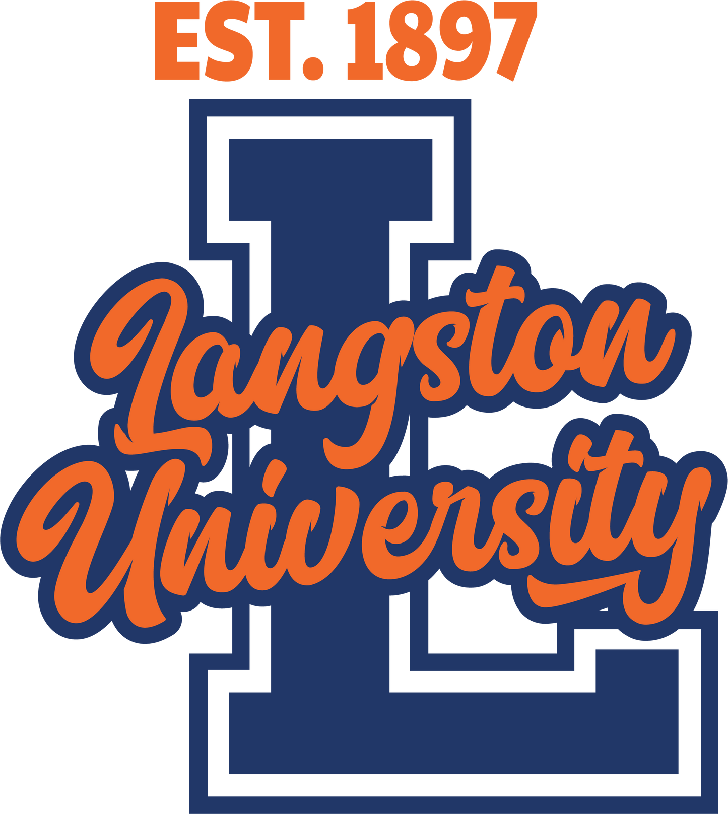 Langston University DTF Print