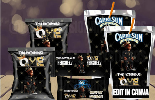 Biggie Smalls Birthday Party Favors