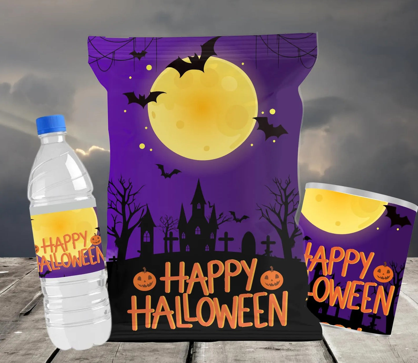Purple Halloween Party Favors