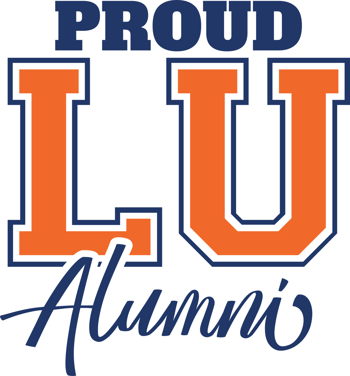 Proud LU Alumni DTF Print